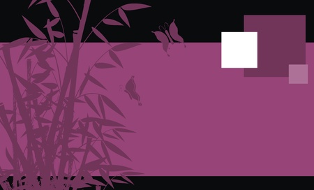 bamboo background のイラスト素材