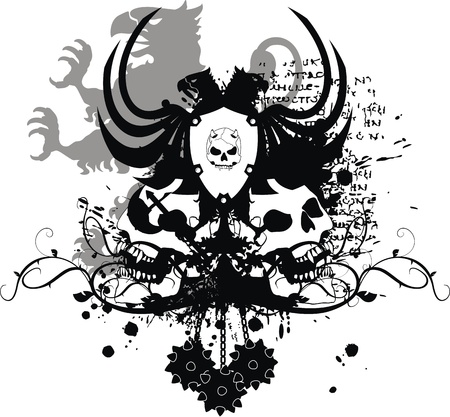 heraldic coat of arms のイラスト素材