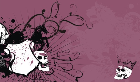 heraldic coat of arms backgroundのイラスト素材