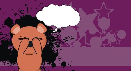 teddy bear cartoon background in vector formatのイラスト素材