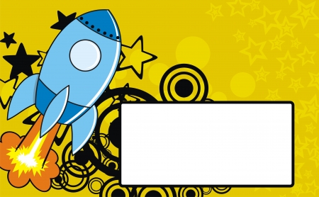 spaceship background copysapace in formatのイラスト素材