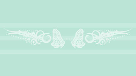 tribal butterfly tattoo background in vector formatのイラスト素材