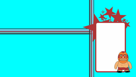 mexican western cartoon copy space banner background in vector formatのイラスト素材