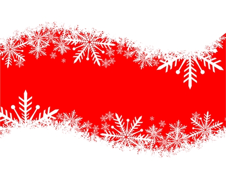 snowflakes background with copy space in vector format very easy to editのイラスト素材