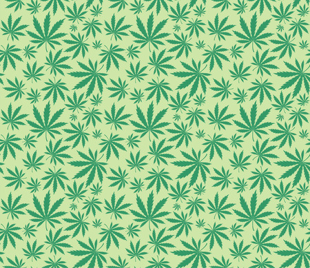 marijuana leaves pattern のイラスト素材