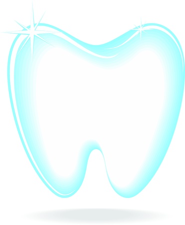 illustration of molar shape isolated on white backgroundのイラスト素材