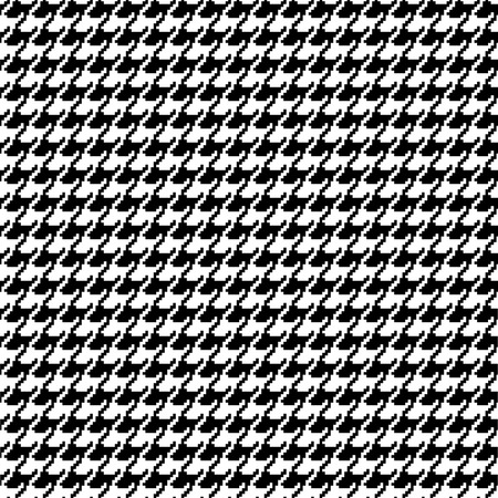 houndtooth seamless pattern background in black and whiteのイラスト素材