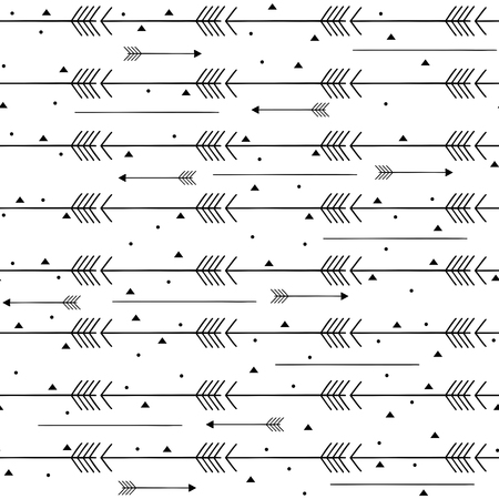 Seamless pattern background with arrows.
Vector repeating texture.のイラスト素材