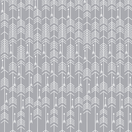 Monochrome minimalist arrow seamless background.のイラスト素材
