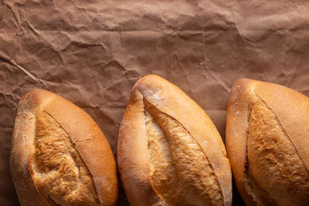 Bobbins. Traditional Mexican bakery. White bread commonly used to accompany food and to prepare...