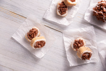 Homemade Mexican sweets, made from sweetened milk, traditionally handmade.の写真素材