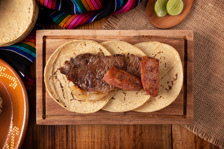 Roast meat. (roast meat) very popular dish in northern Mexico, also called Asado, Discada or...