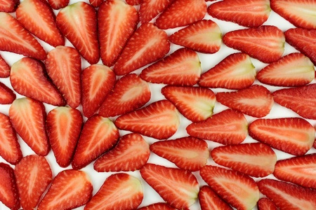 Sliced Strawberries