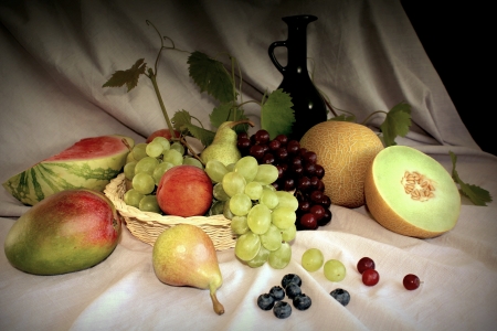 Various fruits still life imageの写真素材