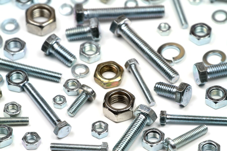 Various bolts, nuts, and washers 