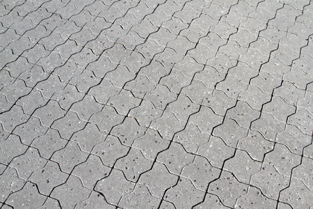 Gray pavement stonesの写真素材