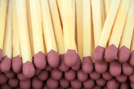 Matchstick close up image
