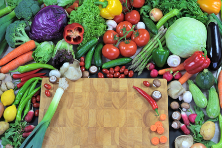 Fresh colorful vegetablesの写真素材