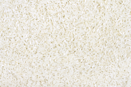 Uncooked white rice backgroundの写真素材