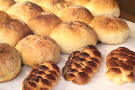 Fresh baked rustic breads