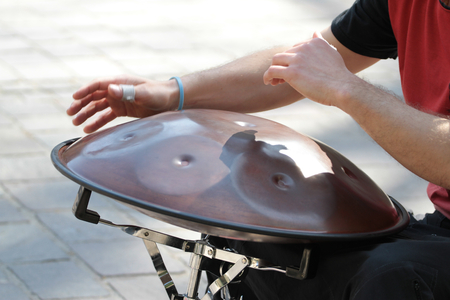 Hang drum music instrumentの写真素材