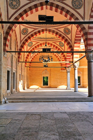 Interior of the Sehzadebasi Mosque of Istanbul, Turkeyの写真素材