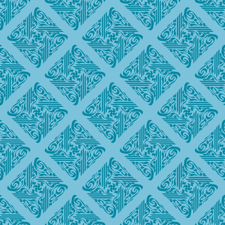 Seamless pattern for kurta pajamas - traditional clothes in Pakistan, Afghanistan, Tajikistan, Bangladesh, India, Nepal and Sri Lanka. Kurta-pajama ikat tribal art.  Ethnic ornament for fabric.のイラスト素材