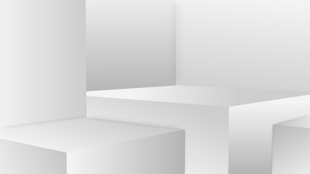 Product podium, great design for any purposes. Stand showcase pedestal studio.のイラスト素材