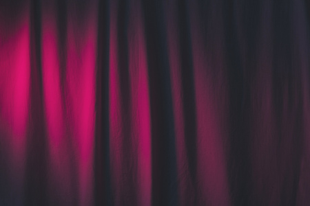 Luxury mauve color curtains textile or fabric backgroundの写真素材