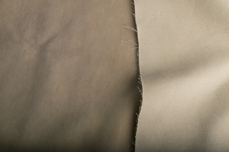 Velour beige fabric textile background. with velvet effect.の写真素材