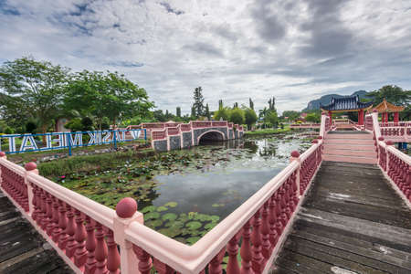 Taman Melati Recreation Park located at Kangar capital city of Perlis.の写真素材