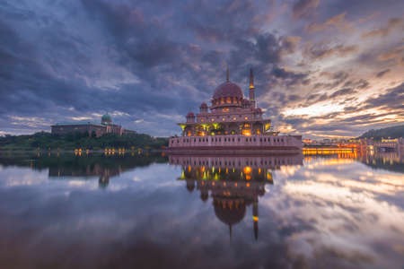 Perdana Mosque located at Putrajaya, Malaysiaのeditorial素材