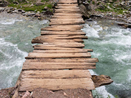 Picnic spot in the tourist attraction area of bluewater kalam valley swat Pakistanの写真素材
