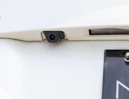 Back camera in a car for safetyの写真素材