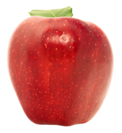 Red apple in a speckの写真素材