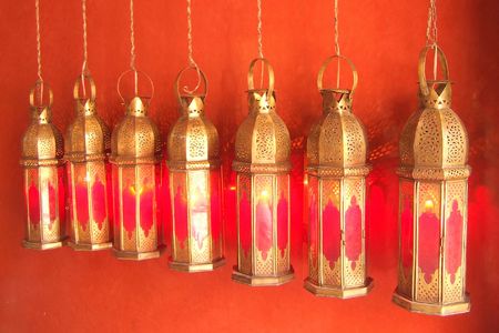Moroccan lanternsの写真素材