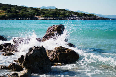 greek coastの写真素材