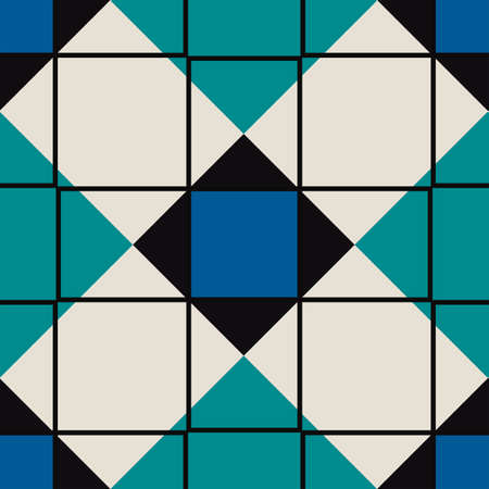 Texture of geometgrical tiles of Portugal. Azulejo, arabesque, old decor