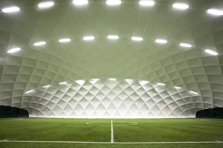 Indoor football fieldの写真素材