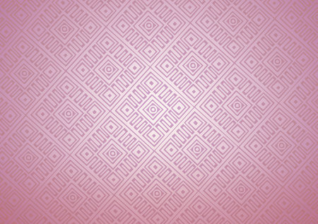 Purple pink squares in Textured Background. Abstract Deco Lattice design illustration. Repeat Tie Dye Illustration. Ikat Turkish Design. Ethnic Pattern. Abstract Shibori Motif.の写真素材