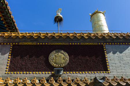China the Inner Mongolia Autonomous Region, Hohhot City, Dazhao temple, religious architecture artの写真素材