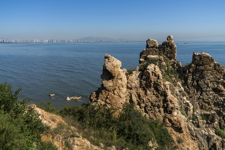 Dove Nest Park, Qinhuangdao, Beidaihe, Hebei Province, Chinaのeditorial素材