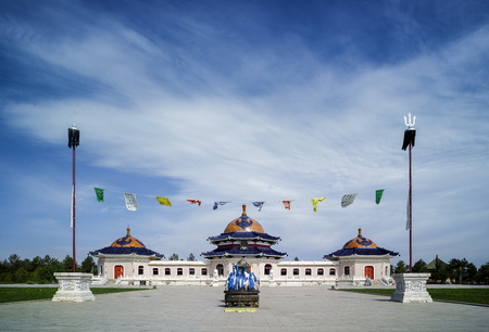 Ordos, Mausoleum of Genghis Khan, Inner Mongolia, Chinaのeditorial素材