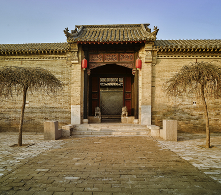 Chinese in Shandong Province, Binzhou City, Huimin County, the manorのeditorial素材