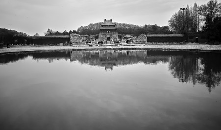 China's Hubei Province, Jingmen City, Zhongxiang City, the world cultural heritage obviously...