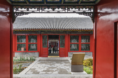 Shenyang the Imperial Palace Museum at Liaoning City, Shenyang Province, China.のeditorial素材