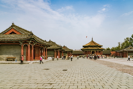 Shenyang the Imperial Palace Museum at Liaoning City, Shenyang Province, China.のeditorial素材