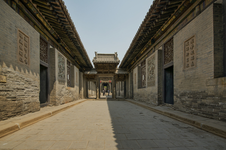 residential buildings in the mansion of the Changsのeditorial素材