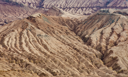 Flaming Mountains, Turpan, Xinjiang, Chinaの写真素材