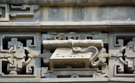 The Mansion of the Changs  brick art at China Shanxi Jinzhong.のeditorial素材